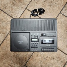 Eiki 7070A Stereo Compact Disc Player Cassette Tape Recorder Tested And Works!