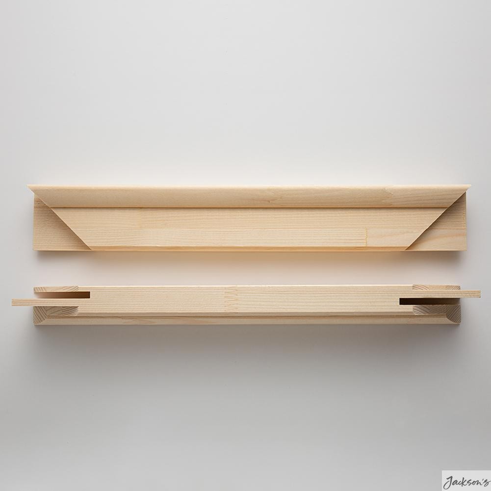 Jackson's Museum Stretcher Bar Pair PEFC Pine 25cm For Canvas Frames
