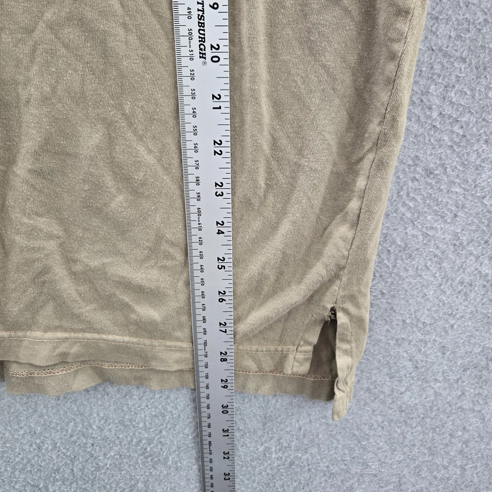 ВИНТАЖНАЯ мужская рубашка Rodeo Active XL коричневая Henley Geometric Aztec Arrow ЧИТАЙТЕ - Изображение 4 из 4