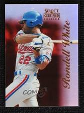 1996 Select Certified Edition Mirror Red /90 Rondell White #29 03lu