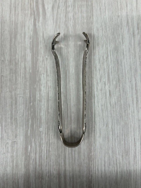 Vintage Baltimore Silversmiths Sterling Silver Rose Sugar Tongs 4" - Image 3 of 4
