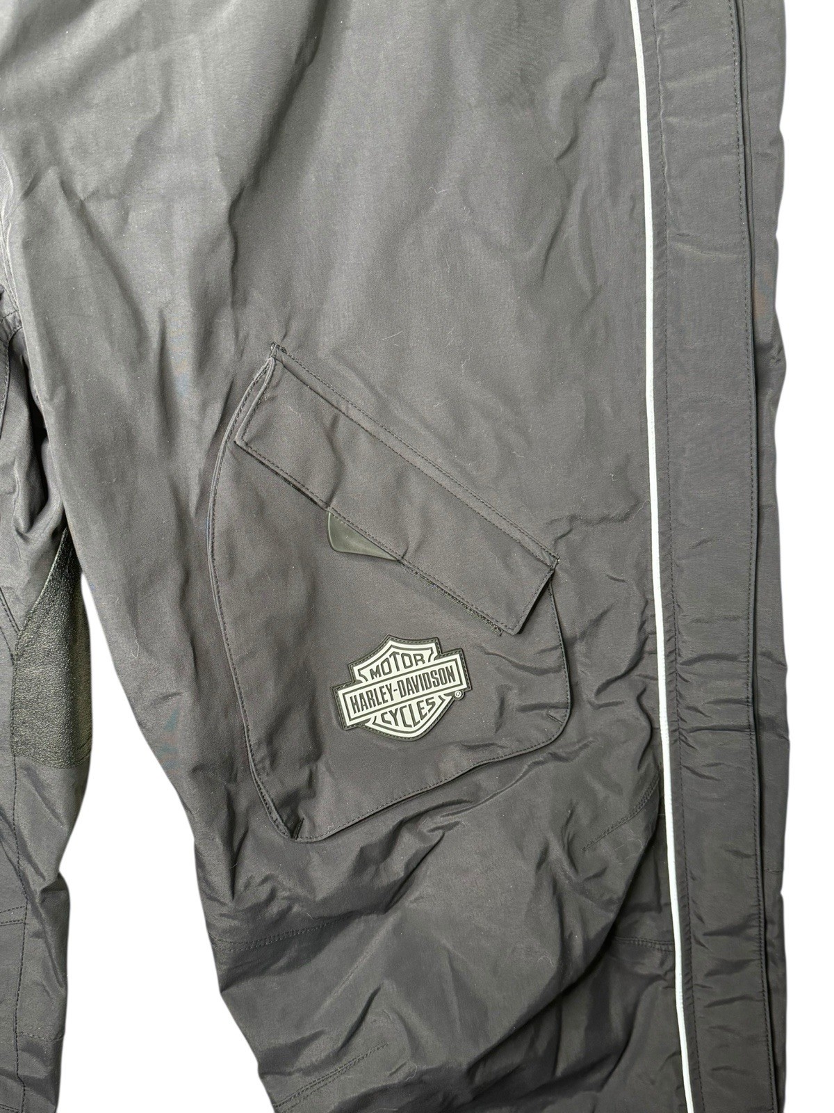 Harley Davidson Gore-Tex Rain Waterproof Pants Removable Bib Overalls Men's 3XL