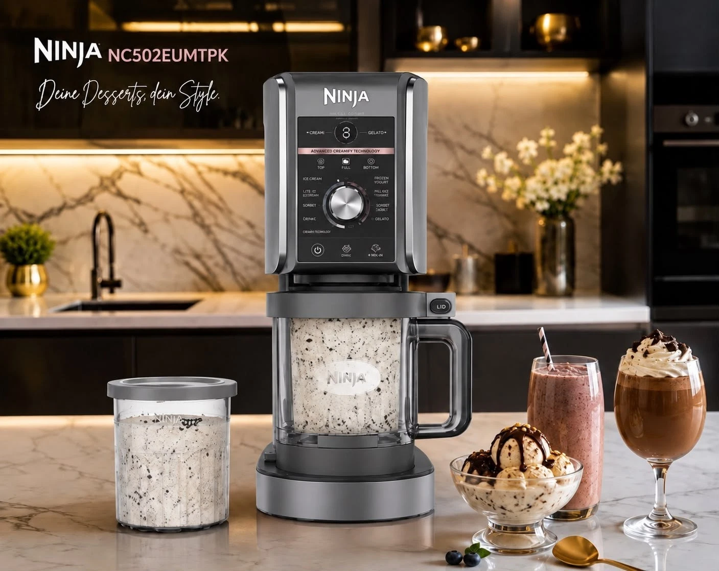 Ninja CREAMi Deluxe NC502EU Eismaschine