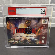 Turok: Rage Wars (Nintendo 64, 1999) FACTORY SEALED PSA Graded 9.4 A+