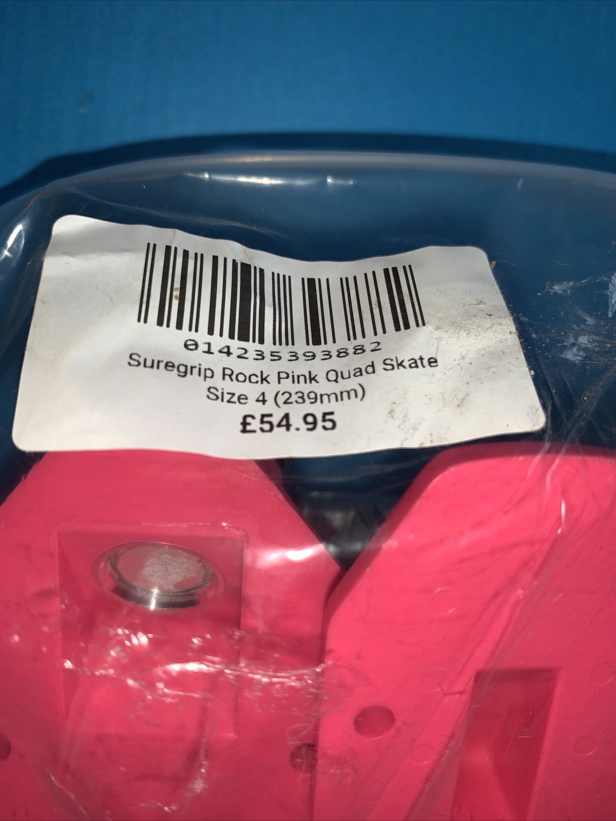 Suregrip Rock Pink Quad Plates Skates Size 4 239mm eBay