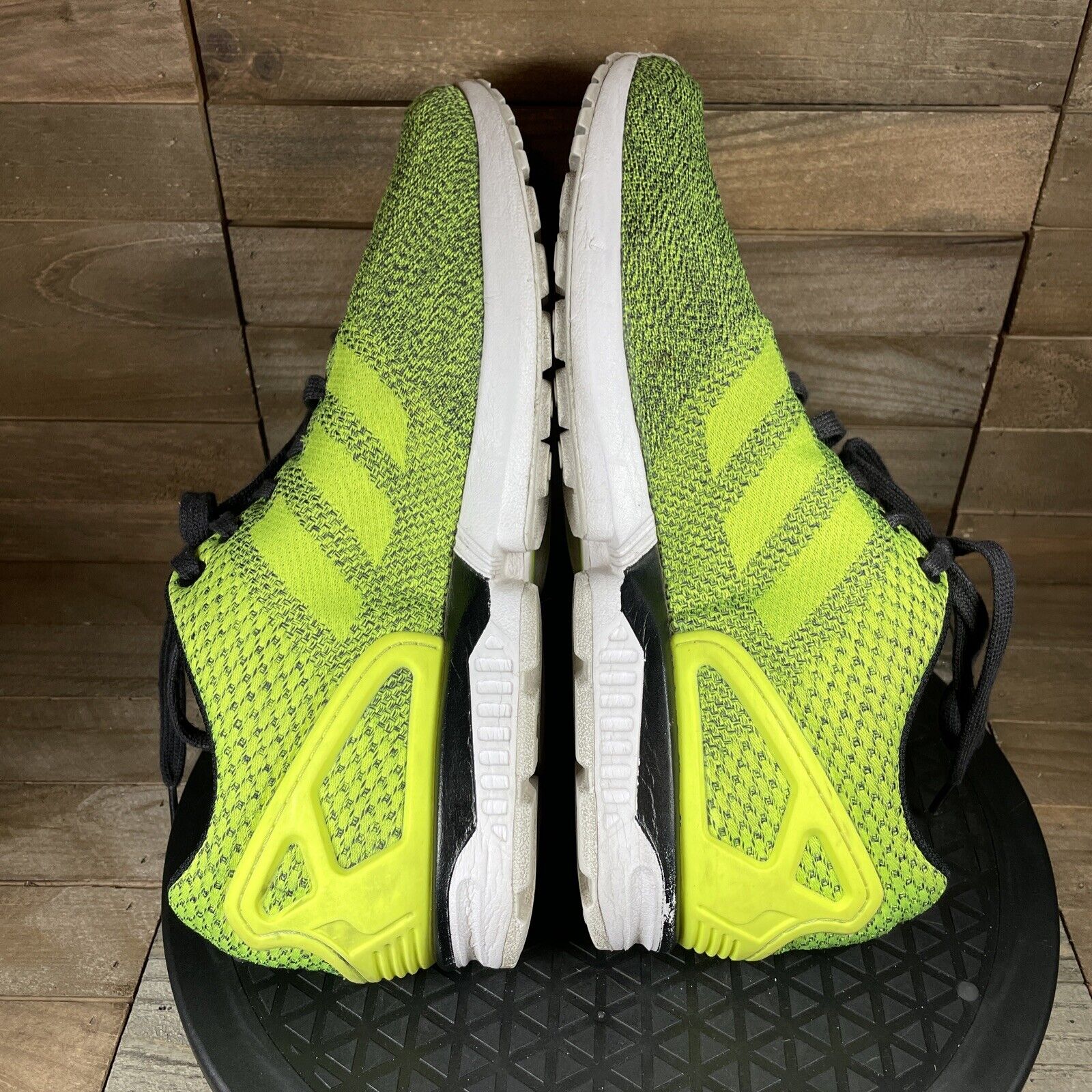 ADIDAS TORSION NEON GREEN WEAVE SNEAKERS ZX FLUX … - image 7