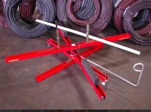 FIREMAN BATTALION UNCOILER PEX UNCOILER WATER PROPANE GAS TUBE UNWINDER UNCOILER