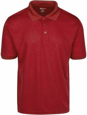 Men's Pique Polo Shirt Authentic Uniform Shirt S-4XL