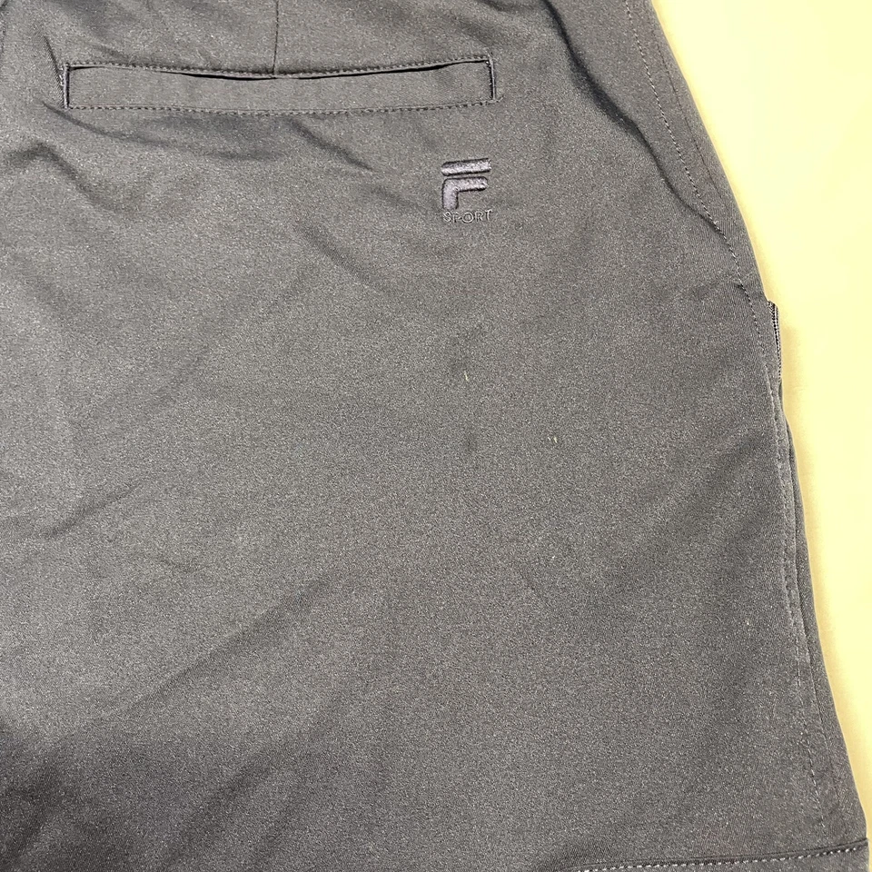 Fila Pants Men’s 36x33 Navy Blue Performance Golf Chino Side Zip Cargo - Image 4 of 4