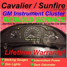 REPAIR SERVICE 2001 GM Chevy Cavalier Instrum...
