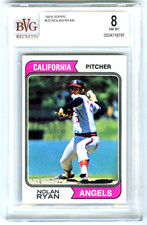 NOLAN RYAN~1974 TOPPS BVG-8 (NM-MT) HOT BECKETT GRADED MLB BASEBALL CARD #20