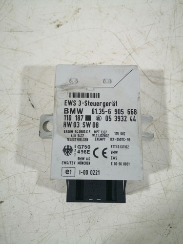 Steuergerät Wegfahrsperre ECU Control Module  BMW 5 E39   6135 6905668