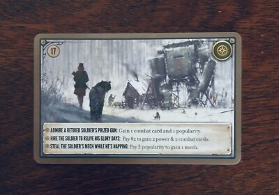 Scythe | Encounter Card #17 | Official Replacement/Extra Game Piece | eBay