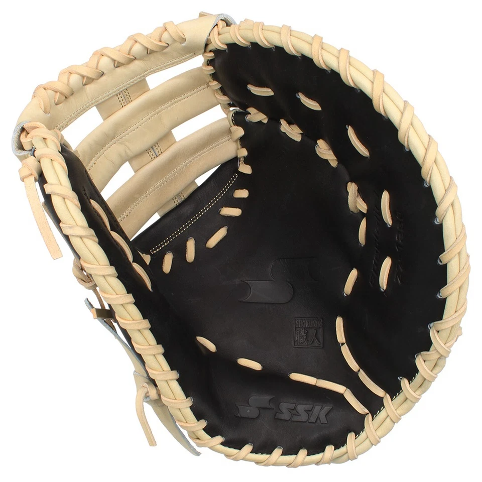 Luva de beisebol SSK Z7 Specialist 12,5" primeira base Z7-1250BLKCML9 - Imagem 3 de 4
