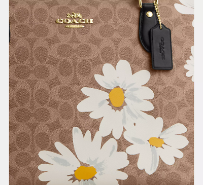NWT Coach Gallery Tote Bag In Signature Canvas With Floral Print