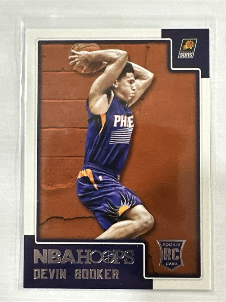 2015-16 NBA Hoops Devin Booker Rookie Card Phoenix Suns RC