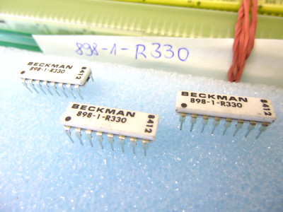 10 Stück Widerstand Netzwerk 15 x 330Ω | Resistor Array Network| 2% | 898-1-R330