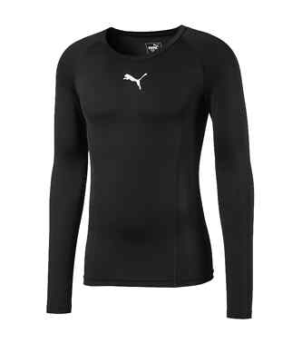 PUMA LIGA Baselayer Tee LS Junior / atmungsaktives Langarmshirt / Black / 655921