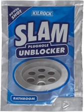 Kilrock SLAM Bathroom Kitchen Drain Unblocker Sink Shower 80ml