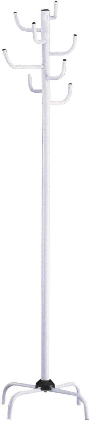 HAKU Möbel appendiabiti, metallo, bianco, Ø 37 x H 180 cm Bianco