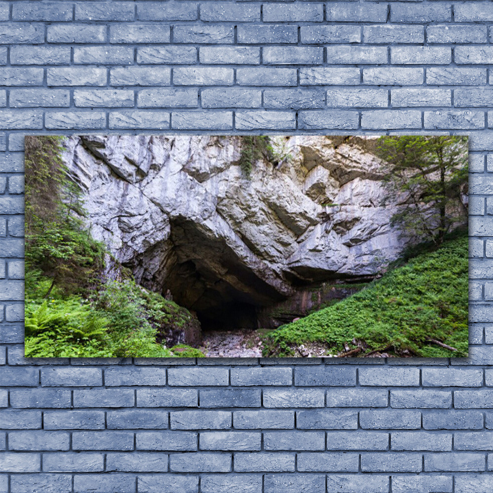 Tableau acrylique nature 140x70 pour illuminer un mur sombre