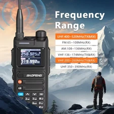 Baofeng UV-26 Walkie Talkie Type C  VHF UHF Radio GPS Bluetooth APP