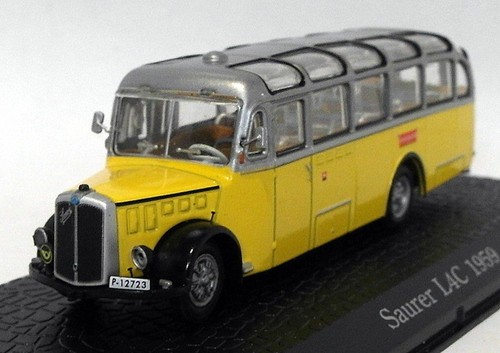 Atlas Editions 1/76 Scale Diecast 7 163 104 - 1959 Saurer L4C - Yellow - Bild 2 von 3