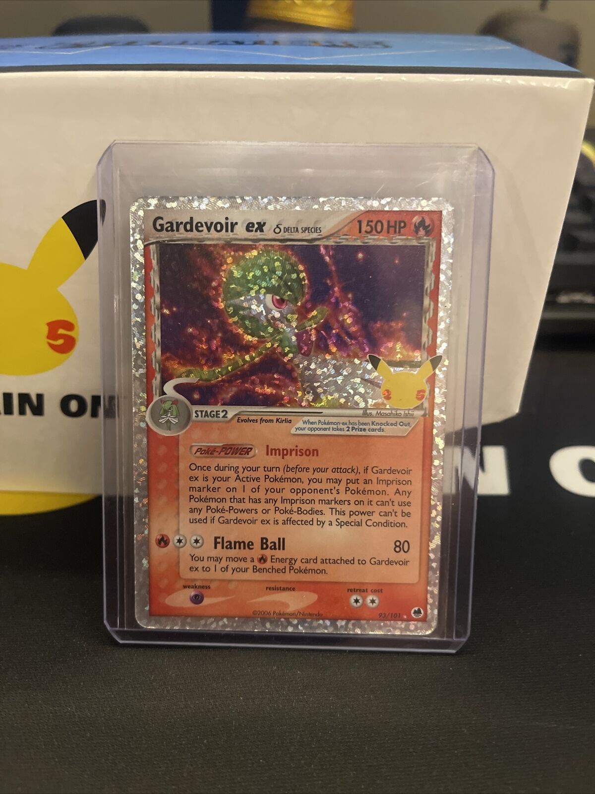 Carta de pokémon TCG - Gardevoir ex (14/25) - CELEBRAÇÕES (CARTA  HOLOGRAFICA)- Comemoração de 25 anos