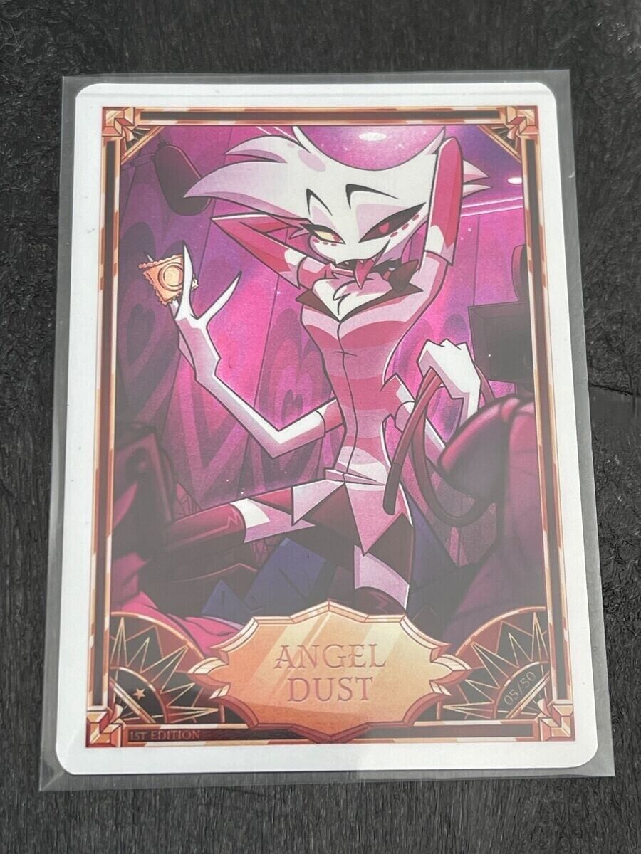 Hazbin Hotel Trading Card FOIL ANGEL DUST Season 1 First Hazbin Hotel Trading Card FOIL ANGEL DUST Season 1 First