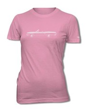 1970 Plymouth Road Runner Convertible T-shirt - Women - Side View