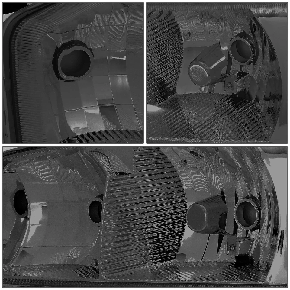 PARA 99-07 GMC SIERRA/YUKON REPUESTO CARCASA AHUMADA FAROS/LÁMPARAS LATERALES ÁMBAR Foto 3 de 4