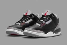 Jordan 3 Retro OG Black Cement 2024 Men's Size US 7-12