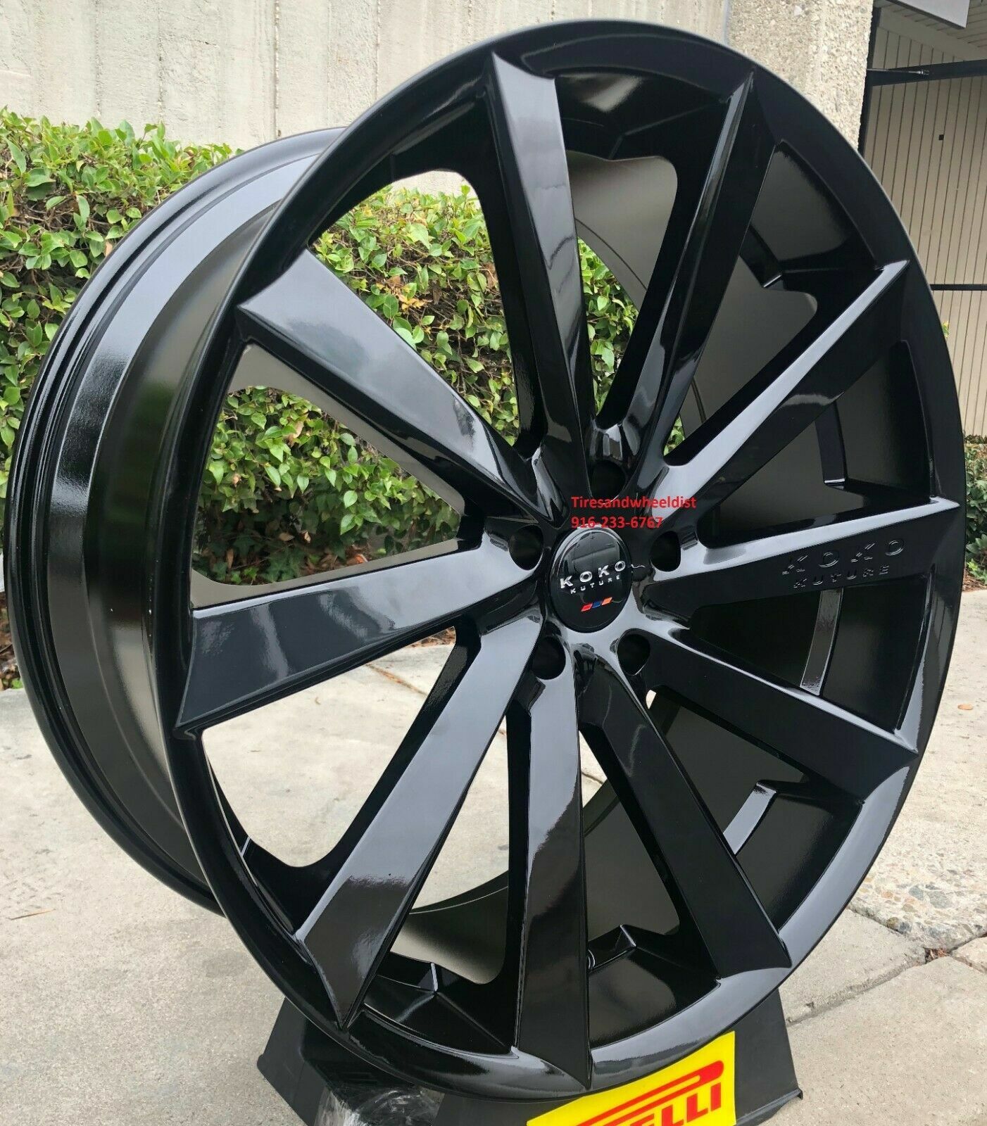 22'' Giovanna Kapan Gloss Black Tires fit Maserati Levante Flex Explorer Taurus