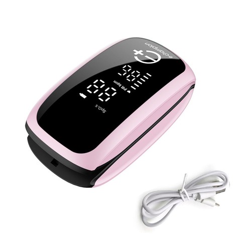 LED Rechargeable Finger Pulse Oximeter Blood Oxygen SpO2 Monitor Heart Rate - Picture 17 of 18