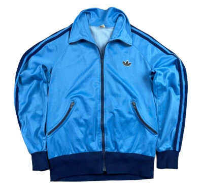 adidas vintage Jacke Gr. 42 Damen Track Jacket 80er 70er Trainingsjacke AJ0 - Bild 1 von 4