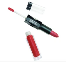 Hard Candy GLITTERATZI CRYSTAL LIP DUO ~ Crushed Crimson   Sealed!