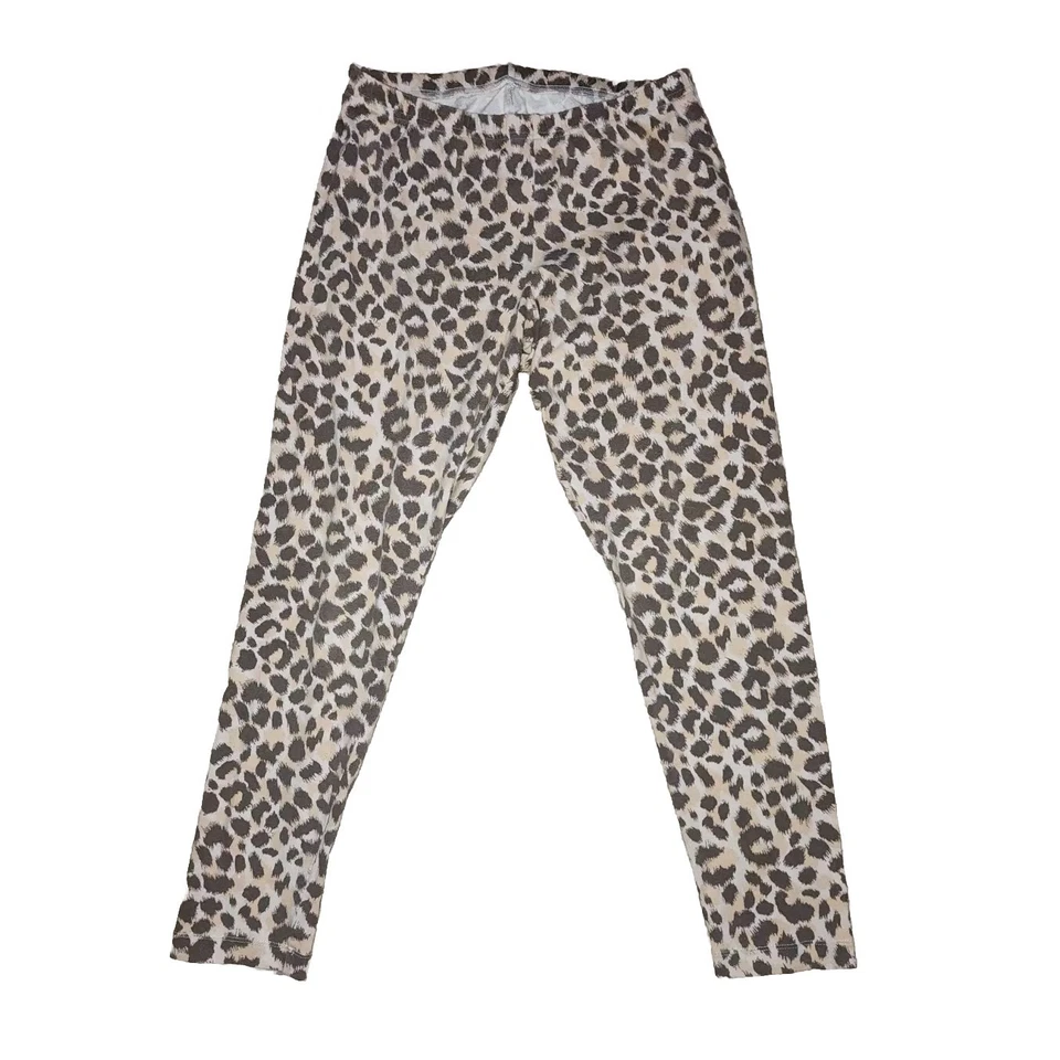 3 pares de leggings antiguos azul marino para mujer talla grande, gris, estampado de flores, tostado y marrón Foto 4 de 4