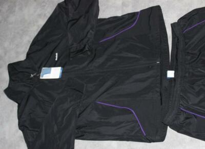 Reebok Damen Turnanzug Regular Fit schwarz Play Dry Gr XL Core Woven NEU