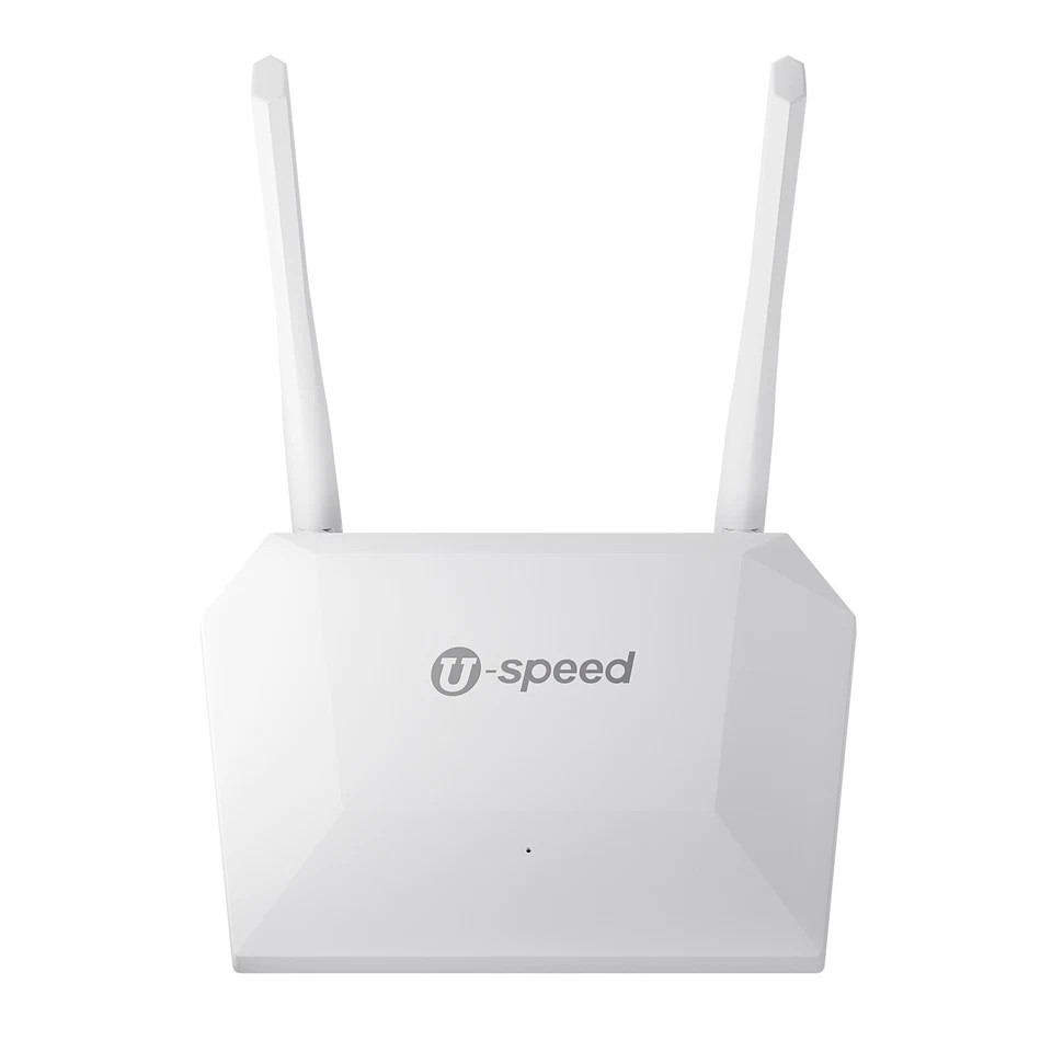 U-speed 2.4GHz N300 Home Internet Router Easy Setup 300Mbps Wireless WiFi Router - Image 4 of 4