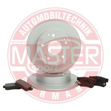 2x Bremsscheibe Bremsbeläge Voll hinten für Honda Civic VII Hatchback EU EP