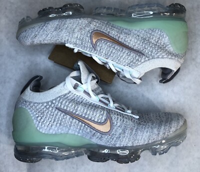 Nike x Air Vapormax Flyknit GS Platinum Mint DB1550-008 Size  display picture 3