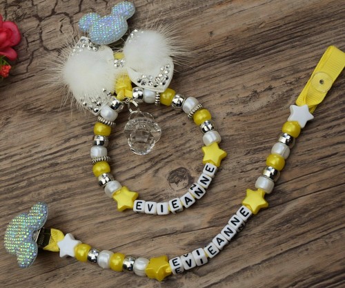 Personalised Pram charm set for car seat pushchair changing bag pram - Picture 8 of 15