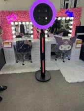 Portable iPad Photo Booth Floor Standing Selfie Station Any Size Fits All
