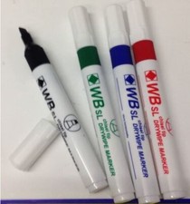 WB Drywipe Markers Whiteboard Flipchart Marker Pens Assorted Colours Available