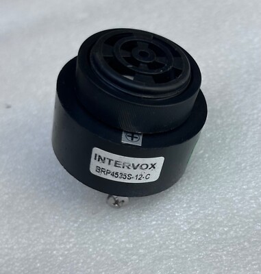 Intervox BRP4535S-12-C 12VDC 2900 500 Hz Continuous Audible Buzzer Alarm