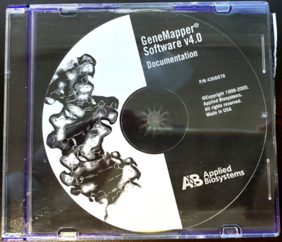 Applied Biosystems GeneMapper Software v4.0 Documentation Disc (4366876)