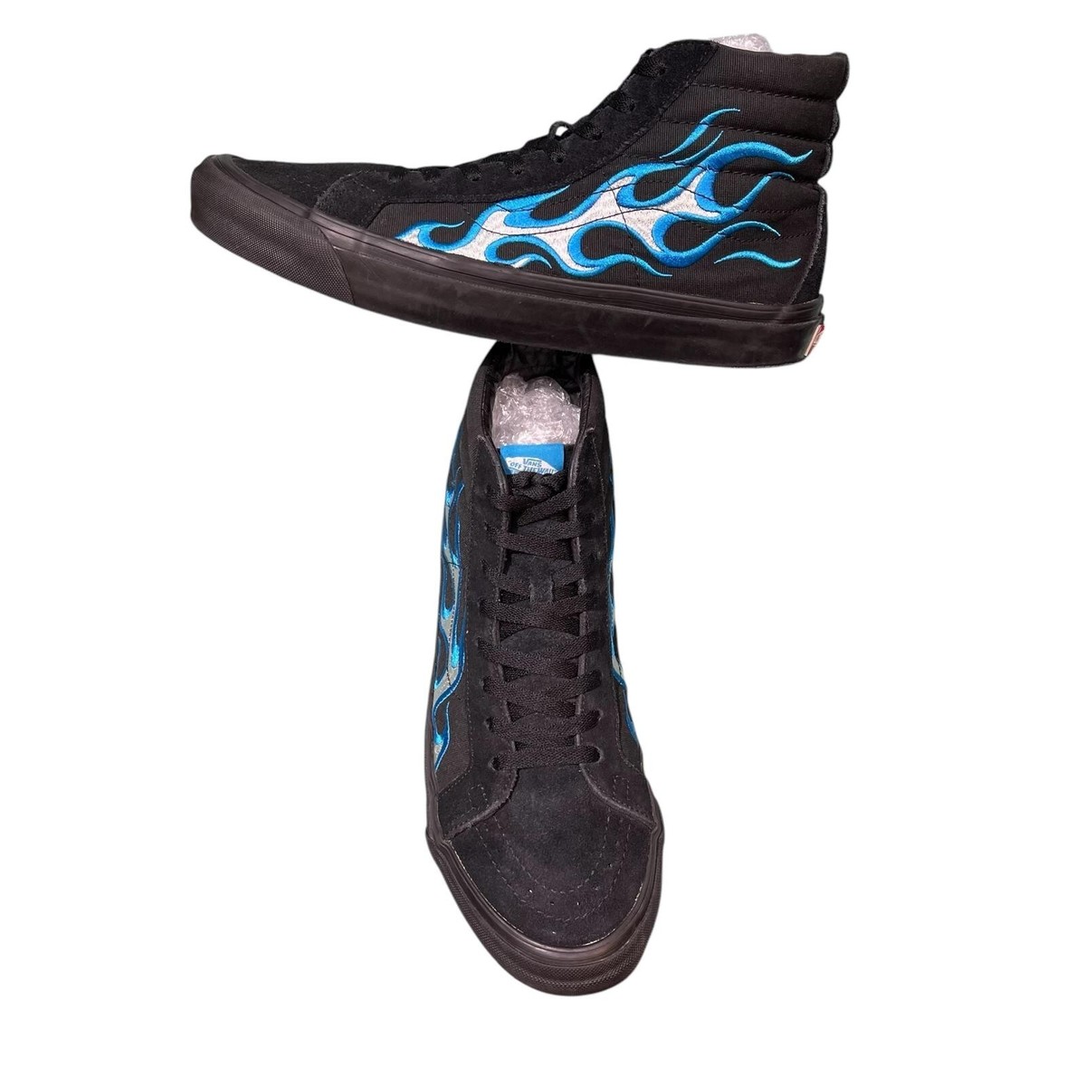 WTAPS x Vans Vault Sk8-Hi LX Black Blue Flame Size US 11 / EUR