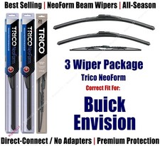 3-Pack Wipers Front/Rear NeoForm fit 2016+ Buick Envision - 16240/180/30110