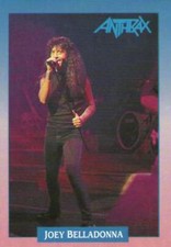 #78 Joey Belladonna - 1991 Brockum Rock Cards