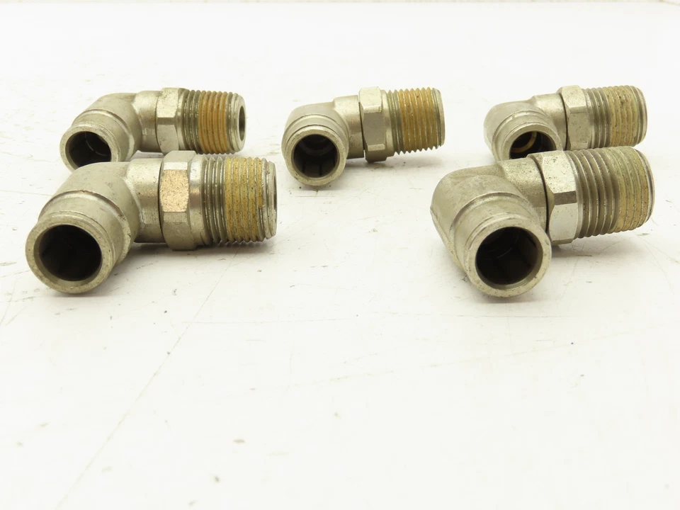 Norgren 124470748 Pneufit Swivel Male Elbow 1/2" OD Tube 1/2" MNPT Lot of 5 - Image 4 of 4